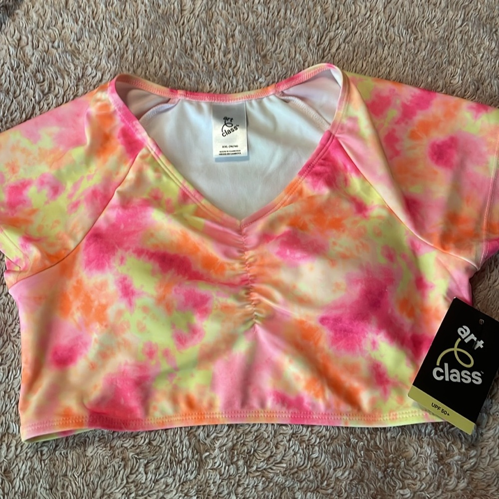 🌸NWT ART CLASS UPF50 2 piece girls bathing suit - size XXL - Picture 3 of 14